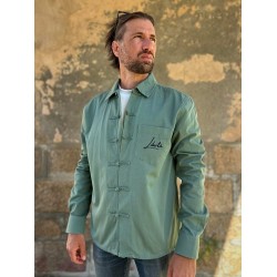 Bleu de Chine kaki mixte