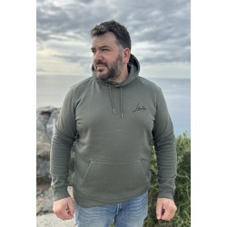 Sweat à capuche Mixte Kaki